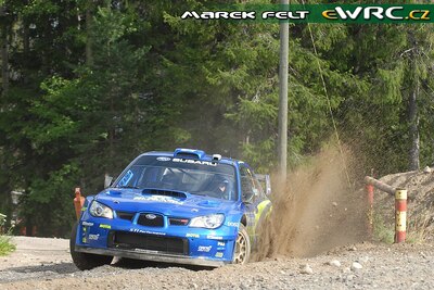 Petter Solberg - Phil Mills
57º Neste Oil Rally Finland 2007. Subaru Impreza S12B WRC '07 (HT56 SRT). Abandonó por avería mecánica en SS16 Ouninpohja 2 de 33.01 km.
Subaru World Rally Team

Del 3 al 5 de Agosto, Jyväskylä.
Superficie: tierra.

El Rally constaba de 3 etapas con un total de 1375.15 km de los que 360.34 km divididos en 23 tramos eran cronometrados.

Tomaron la salida 97 equipos, finalizaron 70.

© Marek Felt

Palabras clave: Subaru;Impreza;WRC;Finlandia;2007