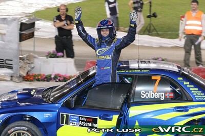Petter Solberg - Phil Mills
27º Rally Argentina 2007. Subaru Impreza S12B WRC '07 (HT56 SRT). Abandonó por avería mecánica en SS18 Santa Rosa - San Agustín 2 de 21.41 km.
Subaru World Rally Team

Del 4 al 6 de Junio, Carlos Paz, Córdoba.
Superficie: tierra.

El Rally constaba de 3 etapas con un total de 1284.85 km de los que 371.00 km divididos en 23 tramos, eran cronometrados. (7 de los 9 tramos de la 1ª etapa fueron cancelados, SS2 Capilla del Monte - San Marcos 1 de 22.95 km, SS3 San Marcos - Cuchi Corral 1 de 19.24 km, SS4 Villa Giardino - La Falda 1 de 15.50 km, SS5 Valle Hermoso - Casagrande 1 de 10.95 km, SS6 Cosquin - Tanti 1 de 11.27 km, SS7
Capilla del Monte - San Marcos 2 de 22.95 km y SS8 San Marcos - Cuchi Corral 2 de 19.24 km).

Tomaron la salida 70 equipos, finalizaron 41.

© Petr Lusk
@@
Palabras clave: Subaru;Impreza;WRC;Argentina;2007