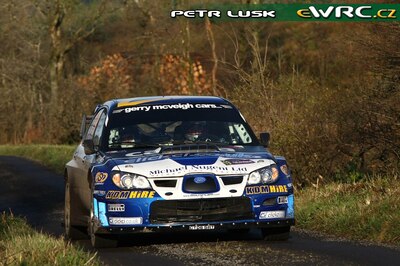 Kris Meeke - Paul Nagle
3º Rally Ireland 2007. Subaru Impreza S12 WRC '06 (CT06 SRT). Abandonó por motor en SS9 Bencroy de 15.44 km.

Del 16 al 18 de Noviembre, Sligo.
Superficie: asfalto.

El Rally constaba de 3 etapas con un total de 1182.63 km de los que 328.72 km divididos en 20 tramos, eran cronometrados.

Tomaron la salida 84 equipos, finalizaron 66.

© Petr Lusk
@@
Palabras clave: Subaru;Impreza;WRC;Irlanda;2007