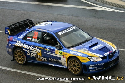 Mark van Eldik - Michel Groenewoud
43º Rally RACC Catalunya - Costa Daurada 2007. Subaru Impreza S12 WRC '06 (FT55 SRT). Abandonó por avería mecánica en SS18 Colldejou 2 de 26.51 km.

Del 5 al 7 de Octubre, Salou, Tarragona, Catalunya, España.
Superficie: asfalto.

El Rally tenia un total de 1359.96 km de los que 352.87 km divididos en 18 tramos, eran especiales.

Se inscribieron 84 equipos, tomaron la salida 81, finalizaron 65.

© Jaime-Palau Ribes
@@
Palabras clave: Subaru;Impreza;WRC;Catalunya;Costa_Daurada;RACC;España;Spain;2007