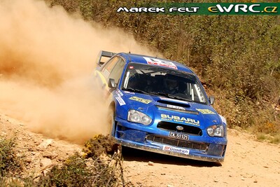 Mads Østberg - Ole Kristian Unnerud
41º Vodafone Rally de Portugal 2007. Subaru Impreza S10 WRC '04 (DL 51121). Abandonó por accidente en SS8 Silves – Ourique 1 de 30.69 km.
Adapta AS

Del 30 de Marzo al 1 de Abril, Faro.
Superficie: tierra.

El Rally constaba de 3 etapas con un total de 1009.31 km de los que 357.10 km divididos en 18 tramos, eran cronometrados.

Tomaron la salida 80 equipos, finalizaron 61.

© Marek Felt
@@
Palabras clave: Subaru;Impreza;WRC;Portugal;2007