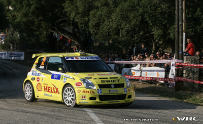 Urmo Aava - Kuldar Sikk
51º Tour de Corse - Rallye de France 2007. Suzuki Swift S1600 (KIH-354). Abandonó por accidente en SS8 Calcatoggio - Plage du Liamone 1 de 26.55 km.

Del 12 al 14 de Octubre, Ajaccio.
Superficie: asfalto.

El Rally constaba de 3 etapas con un total de 1099.10 km de los que 359.32 km divididos en 16 tramos, eran cronometrados.

Tomaron la salida 74 equipos, finalizaron 57.

© Petr Sagner
@
Palabras clave: Suzuki;Swift;Corse;Corcega;2007