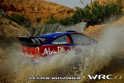 Mikko Hirvonen - Jarmo Lehtinen
1º Jordan Rally 2008. Ford Focus RS WRC '07 (EU07 SSZ). Clasificado 1º.
BP Ford Abu Dhabi WRT

Del 24 al 27 de Abril.
Superficie: tierra.

El Rally constaba de 3 etapas con un total de 983.44 km de los que 359.26 km divididos en 22 tramos, eran cronometrados.

Tomaron la salida 54 equipos, finalizaron 33.

© Leszek Kusmirek
@@
Palabras clave: Ford;Focus;WRC;Jordania;2008