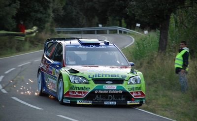 Mikko Hirvonen - Jarmo Lehtinen
44º RallyRACC Catalunya - Costa Daurada 2008. Ford Focus RS WRC '08 (PX08 AXC). Clasificado 3º.

Del 2 al 5 de Octubre, Salou, Tarragona, Catalunya, España.
Superficie: asfalto.

El Rally tenia un total de 1313.99 Km de los que 353.62 Km divididos en 18 tramos eran especiales.

Se inscribieron 79 equipos, tomaron la salida 69, finalizaron 48.

© Nacho Soldevila
@
Palabras clave: ;Ford;Focus;WRC;Catalunya;España;Spain;2008