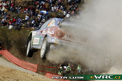 Jari-Matti Latvala - Miikka Anttila
5º Corona Rally Mexico 2008. Ford Focus RS WRC '07 (EU07 SUF). Clasificado 3º.
BP Ford Abu Dhabi WRT

Del 28 de Febrero al 2 de Marzo, León.
Superficie: tierra.

El Rally tenia un total de 808.53 km de los que 353.75 km divididos en 3 etapas y 20 tramos eran cronometrados (1 de ellos fue cancelado SS18 Guanajuatito de 22.3 km).

Tomaron la salida 40 equipos, finalizaron 28.

© Petr Lusk
@@
Palabras clave: ;Ford;Focus;WRC;Mexico;2008