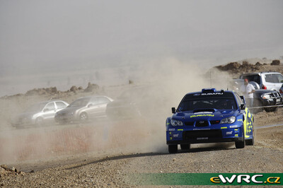 Chris Atkinson - Stéphane Prévot
1º Jordan Rally 2008. Subaru Impreza S12B WRC '07 (KT57 SRT). Clasificado 3º.
Subaru World Rally Team

Del 24 al 27 de Abril.
Superficie: tierra.

El Rally constaba de 3 etapas con un total de 983.44 km de los que 359.26 km divididos en 22 tramos, eran cronometrados.

Tomaron la salida 54 equipos, finalizaron 33.

© Willy Weyens
@
Palabras clave: Subaru;Impreza;WRC;Jordania;2008