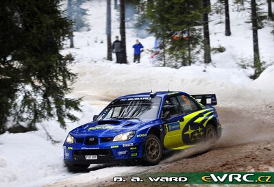 Petter Solberg - Phil Mills
57º Uddeholm Swedish Rally 2008. Subaru Impreza S12B WRC '07 (FT57 SRT). Clasificado 4º.
Subaru World Rally Team

Del 8 al 10 de Febrero, Karlstad.
Superficie: nieve - hielo.

El Rally tenia un total de 1408.94 km de los que 340.24 km divididos en 3 etapas y 20 tramos eran cronometrados.

Tomaron la salida 61 equipos, finalizaron 49.

© Benjamin A. Ward
@
Palabras clave: Petter_Solberg;Subaru;Impreza;WRC;Suecia;2008;Nieve