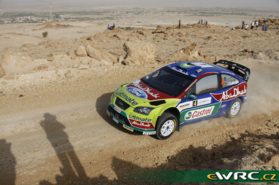 Jari-Matti Latvala - Miikka Anttila
1º Jordan Rally 2008. BP Ford Abu Dhabi WRT (EU07 SUF). Clasificado 7º.
BP Ford Abu Dhabi WRT

Del 24 al 27 de Abril.
Superficie: tierra.

El Rally constaba de 3 etapas con un total de 983.44 km de los que 359.26 km divididos en 22 tramos, eran cronometrados.

Tomaron la salida 54 equipos, finalizaron 33.

© Willy Weyens
@
Palabras clave: Ford;Focus;WRC;Jordania;2008
