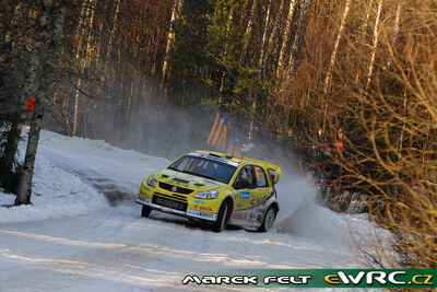 Toni Gardemeister - Tomi Tuominen
57º Uddeholm Swedish Rally 2008. Suzuki SX4 WRC (TKA 301 chi 1891). Clasificado 7º.
Suzuki World Rally Team

Del 8 al 10 de Febrero, Karlstad.
Superficie: nieve - hielo.

El Rally tenia un total de 1408.94 km de los que 340.24 km divididos en 3 etapas y 20 tramos eran cronometrados.

Tomaron la salida 61 equipos, finalizaron 49.

© Marek Felt
@
Palabras clave: Toni_Gardemeister;Suzuki;WRC;Suecia;2008;Nieve