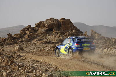 Petter Solberg - Phil Mills
1º Jordan Rally 2008. Subaru Impreza S12B WRC '07 (KT07 SRT). Abandonó por accidente en SS16 Baptism Site 2 de 13.13 km.
Subaru World Rally Team

Del 24 al 27 de Abril.
Superficie: tierra.

El Rally constaba de 3 etapas con un total de 983.44 km de los que 359.26 km divididos en 22 tramos, eran cronometrados.

Tomaron la salida 54 equipos, finalizaron 33.

© Willy Weyens
@
Palabras clave: Subaru;Impreza;WRC;Jordania;2008