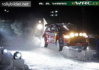 Sébastien Loeb - Daniel Elena
Rally Norway 2009. Citroën C4 WRC (459 EMX 78). Clasificado 1º.
Citroën Total WRT

Del 12 al 15 de Febrero, Hamar.
Superficie: nieve - hielo.

El Rally tenia un total de 1230.15 km de los que 360.90 km divididos en 3 etapas y 23 tramos eran cronometrados.

Tomaron la salida 42 equipos, finalizaron 34.

© Benjamin A. Ward
@
Palabras clave: Sebastien_Loeb;Citroen;WRC;Noruega;2009