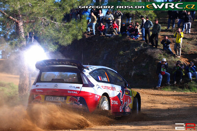 Sébastien Loeb - Daniel Elena
38º FxPro Cyprus Rally 2009. Citroën C4 WRC (734 EGZ 78). Clasificado 1º.
Citroën Total WRT

Del 12 al 15 de Marzo, Chipre.
Superficie: Asfalto - tierra.

El Rally constaba de 3 etapas con un total de 1197.79 km de los que 332.07 km divididos en 14 tramos eran cronometrados. 

Tomaron la salida 32 equipos, finalizaron 24.

© Greg Roslon
@@
Palabras clave: Citroen;WRC;Chipre;2009