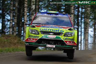 Mikko Hirvonen - Jarmo Lehtinen
59º Neste Oil Rally Finland 2009. Ford Focus RS WRC '09 (EJ-1597). Clasificado 1º.
BP Ford Abu Dhabi WRT

Del 30 de Julio al 2 de Agosto, Jyväskylä, Finlandia.
Superficie: tierra.

El Rally tenía un total de 1449.61 km de los que 345 Km divididos en 23 tramos eran especiales.

Tomaron la salida 90 equipos, finalizaron 60.

© Greg Roslon
@
Palabras clave: ;Ford;Focus;WRC;Finlandia;2009