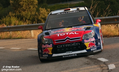 Dani Sordo - Marc Marti
45ª RallyRACC Catalunya - Costa Daurada 2009. Citröen C4 WRC (454 EMX 78). Clasificado 2º.

Del 1 al 4 de Octubre, Salou, Tarragona, Catalunya, España.
Superficie: asfalto.

El Rally tenia un total de 1299.13 km de los que 353.62 km divididos en 18 tramos eran especiales.

Tomaron la salida 70 equipos, finalizaron 52.

© Greg Roslon
@@
Palabras clave: ;Citroen;WRC;Catalunya;España;Spain