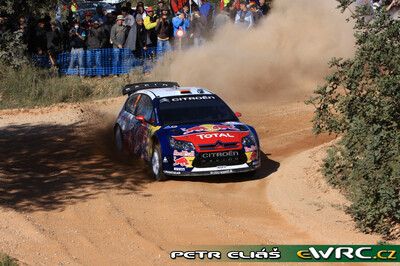 Dani Sordo - Marc Martí
43º Vodafone Rally de Portugal 2009. Citröen C4 WRC (884 ESF 78). Clasificado 3º.
Citroën Total WRT

Del 2 al 5 de Abril, Faro.
Superficie: tierra.

El Rally tenia un total de 1164.99 km de los que 361.36 km divididos en 3 etapas y18 tramos eran cronometrados.

Tomaron la salida 70 equipos, finalizaron 41.

© Petr Eliáš
@@
Palabras clave: ;Citroen;WRC;Portugal;2009