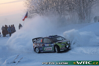 Jari-Matti Latvala - Miikka Anttila
Rally Norway 2009. Ford Focus RS WRC '08 (AG57 CKA). Clasificado 3º.
BP Ford Abu Dhabi WRT

Del 12 al 15 de Febrero, Hamar.
Superficie: nieve - hielo.

El Rally tenia un total de 1230.15 km de los que 360.90 km divididos en 3 etapas y 23 tramos eran cronometrados.

Tomaron la salida 42 equipos, finalizaron 34.

© Petr Lusk
@
Palabras clave: ;Ford;Focus;WRC;Noruega;2009;Nieve