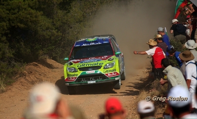 Jari-Matti Latvala - Miikka Anttila
56º Acropolis Rally of Greece 2009. Ford Focus RS WRC 09 (AG57 CKA). Clasificado 3º.

Del 11 al 14 de Junio, Loutraki, Grecia.
Superficie: tierra.

El Rally tenia un total de 1178.17 Km de los que 371.02 Km divididos en 17 tramos eran especiales (2 de ellas fueron canceladas SS3 Evangelistria de 21.03 Km y SS16 Loutraki 2 de 8.98 Km).

Se inscribieron 47 equipos, tomaron la salida 45, finalizaron 33.

© Greg Roslon
@@
Palabras clave: ;Ford;Focus;WRC;Acropolis;Grecia;2009