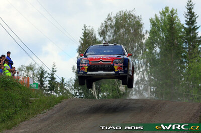 Dani Sordo - Marc Martí
59º Neste Oil Rally Finland 2009. Citroën C4 WRC (454 EMX 78). Clasificado 4º.
Citroën Total WRT

Del 30 de Julio al 2 de Agosto, Jyväskylä, Finlandia.
Superficie: tierra.

El Rally tenía un total de 1449.61 km de los que 345 Km divididos en 23 tramos eran especiales.

Tomaron la salida 90 equipos, finalizaron 60.

© Timo Anis
@@
Palabras clave: ;Citroen;WRC;Finlandia;2009;