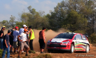 Conrad Rautenbach - Daniel Barritt
56º Acropolis Rally of Greece 2009. Citröen C4 WRC (AA-655-VF). Clasificado 5º.

Del 11 al 14 de Junio, Loutraki, Grecia.
Superficie: tierra.

El Rally tenia un total de 1178.17 Km de los que 371.02 Km divididos en 17 tramos eran especiales (2 de ellas fueron canceladas SS3 Evangelistria de 21.03 Km y SS16 Loutraki 2 de 8.98 Km).

Se inscribieron 47 equipos, tomaron la salida 45, finalizaron 33.

© Greg Roslon
@
Palabras clave: Citroen;WRC;Acropolis;Grecia;2009