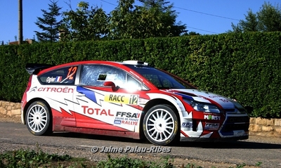 Sébastien Ogier - Julien Ingrassia
45ª RallyRACC Catalunya - Costa Daurada 2009. Citröen C4 WRC (AA-455-VF). Clasificado 5º.

Del 1 al 4 de Octubre, Salou, Tarragona, Catalunya, España.
Superficie: asfalto.

El Rally tenia un total de 1299.13 km de los que 353.62 km divididos en 18 tramos eran especiales.

Tomaron la salida 70 equipos, finalizaron 52.

© Jaime Palau-Ribes
@
Palabras clave: Sebastien_Ogier;Citroen;WRC;Catalunya;España;Spain;2009
