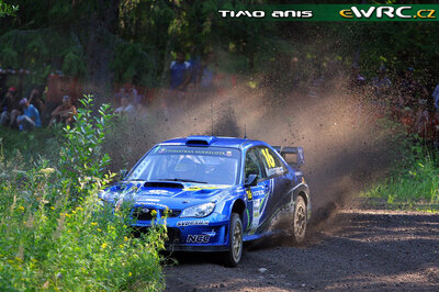 Jari Ketomaa - Mika Stenberg
59º Neste Oil Rally Finland 2009. Subaru Impreza S12B WRC '07 (DL 51125). Clasificado 7º.

Del 30 de Julio al 2 de Agosto, Jyväskylä, Finlandia.
Superficie: tierra.

El Rally tenía un total de 1449.61 km de los que 345 Km divididos en 23 tramos eran especiales.

Tomaron la salida 90 equipos, finalizaron 60.

© Timo Anis
@
Palabras clave: Subaru;Impreza;WRC;Finlandia;2009