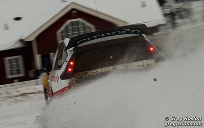 Dani Sordo - Diego Vallejo
58º Rally Sweden 2010. Citröen C4 WRC (AJ-646-MN). Clasificado 4º.

Del 10 al 14 de Febrero, Karlstad, Suecia.
Superficie: nieve - hielo.

El Rally tenia un total de 1879.23 km de los que 345.15 km divididos en 3 etapas y 21 tramos eran cronometrados.

Tomaron la salida 55 equipos, finalizaron 43.

© Greg Roslon
@
@
Palabras clave: ;Citroen;WRC;Suecia;2010;nieve