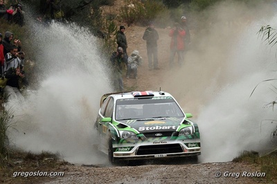 Matthew Wilson - Scott Martin
46º RallyRACC Catalunya - Costa Daurada 2010. Ford Focus RS WRC '08 (1 ES). Clasificado 6º.

Del 20 al 24 de Octubre, Salou, Tarragona, Catalunya, España.
Superficie: asfalto - tierra.

El Rally tenia un total de 1301.70 km de los que 355.30 km divididos en 3 etapas y 19 tramos eran especiales.

Tomaron la salida 48 equipos, finalizaron 36.

© Greg Roslon
@
@@
Palabras clave: Ford;Focus;WRC;Catalunya;España;Spain;2010