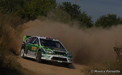 Matthew Wilson - Scott Martin
46º RallyRACC Catalunya - Costa Daurada 2010. Ford Focus RS WRC '08 (1 ES). Clasificado 6º.

Del 20 al 24 de Octubre, Salou, Tarragona, Catalunya, España.
Superficie: asfalto - tierra.

El Rally tenia un total de 1301.70 km de los que 355.30 km divididos en 3 etapas y 19 tramos eran especiales.

Tomaron la salida 48 equipos, finalizaron 36.

© Monica Parisotto
@@
Palabras clave: Ford;Focus;WRC;Catalunya;España;Spain;2010