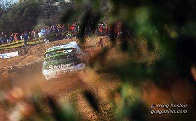 Matthew Wilson - Scott Martin
46º RallyRACC Catalunya - Costa Daurada 2010. Ford Focus RS WRC '08 (1 ES). Clasificado 6º.

Del 20 al 24 de Octubre, Salou, Tarragona, Catalunya, España.
Superficie: asfalto - tierra.

El Rally tenia un total de 1301.70 km de los que 355.30 km divididos en 3 etapas y 19 tramos eran especiales.

Tomaron la salida 48 equipos, finalizaron 36.

© Greg Roslon
@
@@
Palabras clave: Ford;Focus;WRC;Catalunya;España;Spain;2010