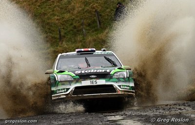 Matthew Wilson - Scott Martin
66º Wales Rally GB 2010. Ford Focus RS WRC '08 (1ES). Clasificado 7º.

Del 10 al 14 de Noviembre, Cardiff.
Superficie: tierra.

El Rally teni­a un total de 1598.74 km de los que 344.66 km divididos en 3 etapas y 20 tramos eran cronometrados.

Se inscribieron 63 equipos, tomaron la salida 61, finalizaron 45.

© Greg Roslon
@
@@
Palabras clave: Ford;Focus;WRC;Gran_Bretaña;2010