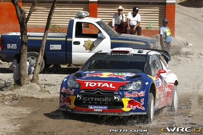 Sébastien Loeb - Daniel Elena
8º Rally Guanajuato Mexico 2011. Citroën DS3 WRC (BF-137-XC). Clasificado 1º.
Citroën Total WRT

Del 3 al 6 de Marzo, León.
Superficie: tierra.

El Rally constaba de 3 etapas con un total de 1031.3 km de los que 365.34 km divididos en 22 tramos eran cronometrados.

Tomaron la salida 24 equipos, finalizaron 17.

© Petr Lusk

Palabras clave: Citroen;WRC;Mexico;2011
