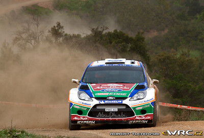 Mikko Hirvonen - Jarmo Lehtinen
45º Vodafone Rally de Portugal 2011. Ford Fiesta RS WRC (PX60 AVJ). Clasificado 4º.
Ford Abu Dhabi WRT

Del 24 al 27 de Marzo, Lisboa, Faro.
Superficie: tierra.

El Rally constaba de 3 etapas con un total de 1363.55 km de los que 385.37 km divididos en 17 tramos eran cronometrados.

Tomaron la salida 71 equipos, finalizaro 38.

© Robert Tuchowski

Palabras clave: Ford;Fiesta;WRC;Portugal;2011