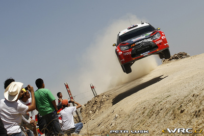 Petter Solberg - Chris Patterson
8º Rally Guanajuato Mexico 2011. Citroën DS3 WRC (BH-528-BM). Clasificado 4º.
Petter Solberg WRT

Del 3 al 6 de Marzo, León.
Superficie: tierra.

El Rally constaba de 3 etapas con un total de 1031.3 km de los que 365.34 km divididos en 22 tramos eran cronometrados.

Tomaron la salida 24 equipos, finalizaron 17.

© Petr Lusk

Palabras clave: Citroen;WRC;Mexico;2011