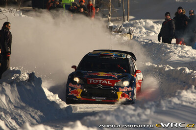 Sébastien Loeb - Daniel Elena
59º Rally Sweden 2011. Citroën DS3 WRC (BF-735-XB). Clasificado 6º.
Citroën Total WRT

Del 10 al 13 de Febrero, Karlstad.
Superficie: nieve - hielo.

El Rally constaba de 3 etapas con un total de 2059.89 km de los que 351.24 km divididos en 22 tramos eran cronometrados.

Tomaron la salida 45 equipos, finalizaron 34.

© Monica Parisotto

Palabras clave: Citroen;Suecia;2011