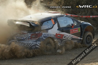 Kimi Räikkönen - Kaj Lindström
45º Vodafone Rally de Portugal 2011. Citroën DS3 WRC (BF-660-XB). Clasificado 7º.
Ice 1 Racing

Del 24 al 27 de Marzo, Lisboa, Faro.
Superficie: tierra.

El Rally constaba de 3 etapas con un total de 1363.55 km de los que 385.37 km divididos en 17 tramos eran cronometrados.

Tomaron la salida 71 equipos, finalizaro 38.

© Miguel Moniz

Palabras clave: Citroen;WRC;Portugal;2011