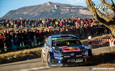 Sébastien Ogier - Julien Ingrassia
83º Rallye Automobile Monte-Carlo 2015. Volkswagen Polo R WRC (WOB VW 524). Clasificado 1º.
Volkswagen Motorsport

Del 21 al 25 de Enero, Gap - Monaco.
Superficie: asfalto - nieve.

El Rallye constaba de 4 etapas con un total de 1383.15 km de los que 355.48 km divididos en 15 tramos eran cronometrados.

Tomaron la salida 94 equipos, finalizaron 78.

© Jakub Nazim

Palabras clave: Volkswagen;Polo;WRC;Montecarlo;2015