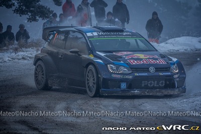 Sébastien Ogier - Julien Ingrassia
83º Rallye Automobile Monte-Carlo 2015. Volkswagen Polo R WRC (WOB VW 524). Clasificado 1º.
Volkswagen Motorsport

Del 21 al 25 de Enero, Gap - Monaco.
Superficie: asfalto - nieve.

El Rallye constaba de 4 etapas con un total de 1383.15 km de los que 355.48 km divididos en 15 tramos eran cronometrados.

Tomaron la salida 94 equipos, finalizaron 78.

© Nacho Mateo

Palabras clave: Volkswagen;Polo;WRC;Montecarlo;2015