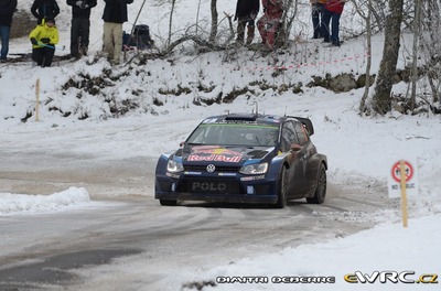 Jari-Matti Latvala - Miikka Anttila
83º Rallye Automobile Monte-Carlo 2015. Volkswagen Polo R WRC (WOB VW 525). Clasificado 2º.
Volkswagen Motorsport

Del 21 al 25 de Enero, Gap - Monaco.
Superficie: asfalto - nieve.

El Rallye constaba de 4 etapas con un total de 1383.15 km de los que 355.48 km divididos en 15 tramos eran cronometrados.

Tomaron la salida 94 equipos, finalizaron 78.

© Dimitri Deberre

Palabras clave: Volkswagen;Polo;WRC;Montecarlo;2015
