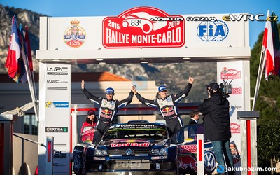 Andreas Mikkelsen - Ola Fløene
83º Rallye Automobile Monte-Carlo 2015. Volkswagen Polo R WRC (WOB VW 522). Clasificado 3º.
Volkswagen Motorsport

Del 21 al 25 de Enero, Gap - Monaco.
Superficie: asfalto - nieve.

El Rallye constaba de 4 etapas con un total de 1383.15 km de los que 355.48 km divididos en 15 tramos eran cronometrados.

Tomaron la salida 94 equipos, finalizaron 78.

© Jakub Nazim

Palabras clave: Volkswagen;Polo;WRC;Montecarlo;2015