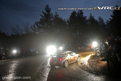 Mads Østberg - Jonas Andersson
83º Rallye Automobile Monte-Carlo 2015. Citroën DS3 WRC (CN-995-XE). Clasificado 4º.
Citroën Total Abu Dhabi WRT

Del 21 al 25 de Enero, Gap - Monaco.
Superficie: asfalto - nieve.

El Rallye constaba de 4 etapas con un total de 1383.15 km de los que 355.48 km divididos en 15 tramos eran cronometrados.

Tomaron la salida 94 equipos, finalizaron 78.

© Greg Roslon

Palabras clave: Citroen;WRC;Montecarlo;2015