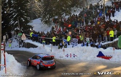 Thierry Neuville - Nicolas Gilsoul
83º Rallye Automobile Monte-Carlo 2015. Hyundai i20 WRC (ALZ WR 46). Clasificado 5º.
Hyundai Motorsport

Del 21 al 25 de Enero, Gap - Monaco.
Superficie: asfalto - nieve.

El Rallye constaba de 4 etapas con un total de 1383.15 km de los que 355.48 km divididos en 15 tramos eran cronometrados.

Tomaron la salida 94 equipos, finalizaron 78.

© Gonzalo Belay

Palabras clave: Hyundai;Montecarlo;2015