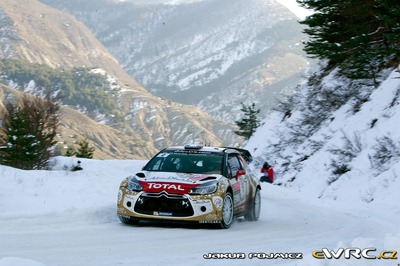 Sébastien Loeb - Daniel Elena
83º Rallye Automobile Monte-Carlo 2015. Citroën DS3 WRC (BK-317-DW). Clasificado 8º.
Citroën Total Abu Dhabi WRT

Del 21 al 25 de Enero, Gap - Monaco.
Superficie: asfalto - nieve.

El Rallye constaba de 4 etapas con un total de 1383.15 km de los que 355.48 km divididos en 15 tramos eran cronometrados.

Tomaron la salida 94 equipos, finalizaron 78.

© Jakub Pojmicz

Palabras clave: Citroen;DS3;WRC;Montecarlo;2015