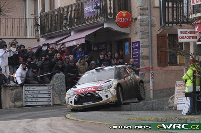 Sébastien Loeb - Daniel Elena
83º Rallye Automobile Monte-Carlo 2015. Citroën DS3 WRC (BK-317-DW). Clasificado 8º.
Citroën Total Abu Dhabi WRT

Del 21 al 25 de Enero, Gap - Monaco.
Superficie: asfalto - nieve.

El Rallye constaba de 4 etapas con un total de 1383.15 km de los que 355.48 km divididos en 15 tramos eran cronometrados.

Tomaron la salida 94 equipos, finalizaron 78.

© Juha Bos

Palabras clave: Citroen;DS3;WRC;Montecarlo;2015