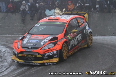 Martin Prokop - Jan Tománek
83º Rallye Automobile Monte-Carlo 2015. Ford Fiesta RS WRC (06R 0035). Clasificado 9º.
Jipocar Czech National Team

Del 21 al 25 de Enero, Gap - Monaco.
Superficie: asfalto - nieve.

El Rallye constaba de 4 etapas con un total de 1383.15 km de los que 355.48 km divididos en 15 tramos eran cronometrados.

Tomaron la salida 94 equipos, finalizaron 78.

© Denis Baudron

Palabras clave: Ford;Fiesta;WRC;Montecarlo;2015