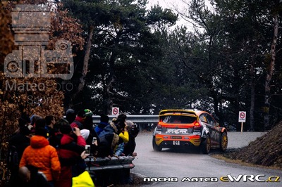 Martin Prokop - Jan Tománek
83º Rallye Automobile Monte-Carlo 2015. Ford Fiesta RS WRC (06R 0035). Clasificado 9º.
Jipocar Czech National Team

Del 21 al 25 de Enero, Gap - Monaco.
Superficie: asfalto - nieve.

El Rallye constaba de 4 etapas con un total de 1383.15 km de los que 355.48 km divididos en 15 tramos eran cronometrados.

Tomaron la salida 94 equipos, finalizaron 78.

© Nacho Mateo

Palabras clave: Ford;Fiesta;WRC;Montecarlo;2015