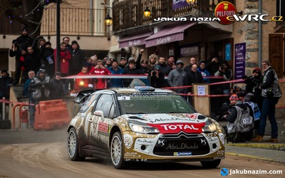Kris Meeke - Paul Nagle
83º Rallye Automobile Monte-Carlo 2015. Citroën DS3 WRC (CA-975-ZW). Clasificado 10º.
Citroën Total Abu Dhabi WRT

Del 21 al 25 de Enero, Gap - Monaco.
Superficie: asfalto - nieve.

El Rallye constaba de 4 etapas con un total de 1383.15 km de los que 355.48 km divididos en 15 tramos eran cronometrados.

Tomaron la salida 94 equipos, finalizaron 78.

© Jakub Nazim

Palabras clave: Citroen;WRC;Montecarlo;2015