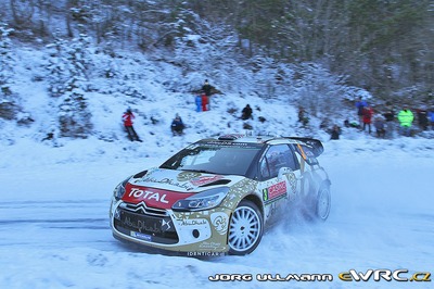 Kris Meeke - Paul Nagle
83º Rallye Automobile Monte-Carlo 2015. Citroën DS3 WRC (CA-975-ZW). Clasificado 10º.
Citroën Total Abu Dhabi WRT

Del 21 al 25 de Enero, Gap - Monaco.
Superficie: asfalto - nieve.

El Rallye constaba de 4 etapas con un total de 1383.15 km de los que 355.48 km divididos en 15 tramos eran cronometrados.

Tomaron la salida 94 equipos, finalizaron 78.

© Jörg Ullmann

Palabras clave: Citroen;WRC;Montecarlo;2015