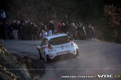 Henning Solberg - Ilka Minor
83º Rallye Automobile Monte-Carlo 2015. Ford Fiesta RS WRC (PX60 AVJ). Clasificado 11º.

Del 21 al 25 de Enero, Gap - Monaco.
Superficie: asfalto - nieve.

El Rallye constaba de 4 etapas con un total de 1383.15 km de los que 355.48 km divididos en 15 tramos eran cronometrados.

Tomaron la salida 94 equipos, finalizaron 78.

© Nacho Mateo

Palabras clave: Ford;Fiesta;WRC;Montecarlo;2015