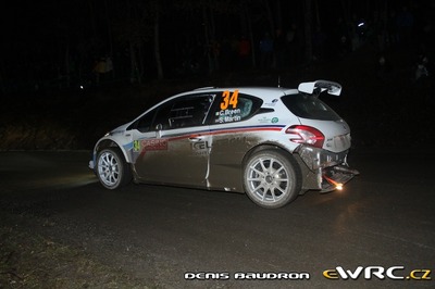 Craig Breen - Scott Martin
83º Rallye Automobile Monte-Carlo 2015. Peugeot 208 T16 (DC-140-WT). Clasificado 13º.
Saintéloc Junior Team

Del 21 al 25 de Enero, Gap - Monaco.
Superficie: asfalto - nieve.

El Rallye constaba de 4 etapas con un total de 1383.15 km de los que 355.48 km divididos en 15 tramos eran cronometrados.

Tomaron la salida 94 equipos, finalizaron 78.

© Denis Baudron

Palabras clave: Peugeot;Montecarlo;2015