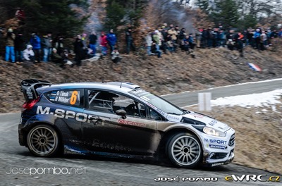 Ott Tänak - Raigo Mõlder
83º Rallye Automobile Monte-Carlo 2015. Ford Fiesta RS WRC (PX61 AYK). Clasificado 18º.
Hyundai Motorsport

Del 21 al 25 de Enero, Gap - Monaco.
Superficie: asfalto - nieve.

El Rallye constaba de 4 etapas con un total de 1383.15 km de los que 355.48 km divididos en 15 tramos eran cronometrados.

Tomaron la salida 94 equipos, finalizaron 78.

© José Pombo

Palabras clave: Ford;Fiesta;WRC;Montecarlo;2015